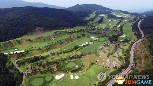 航拍美韩萨德部署现场：昔日高尔夫球场面目全非