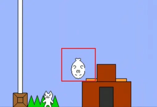 猫版变态超级玛丽第一关的最后怎么跳过杆子?