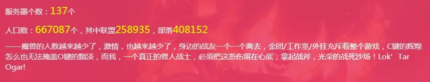 《魔兽世界》2021年还有多少人玩