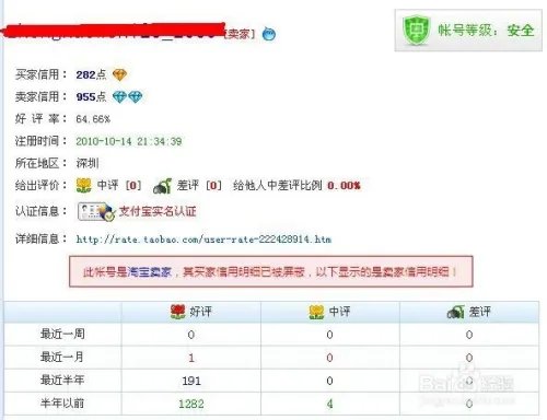 买家信誉查询方法