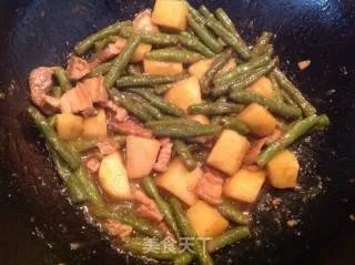 豆角土豆炖肉