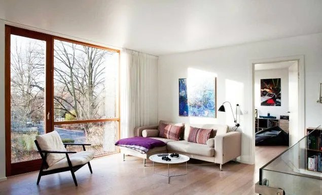 家里落地窗够大?更要配上好窗帘~