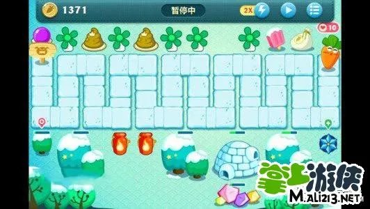 保卫萝卜冬季7攻略 冬季主题第7关金萝卜攻略