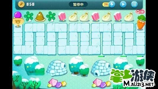 保卫萝卜冬季7攻略 冬季主题第7关金萝卜攻略