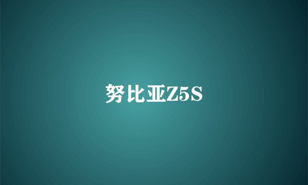 努比亚Z5S