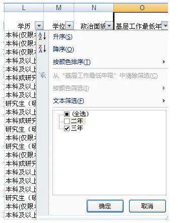 手把手教四项目人员选择2020年国考职位