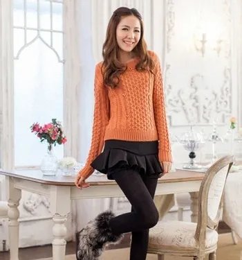 秋冬季节秀美腿必备的裙裤怎么搭配上衣