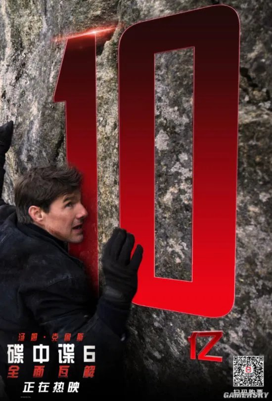 《碟中谍6》票房正式破10亿 刷新阿汤哥内地记录