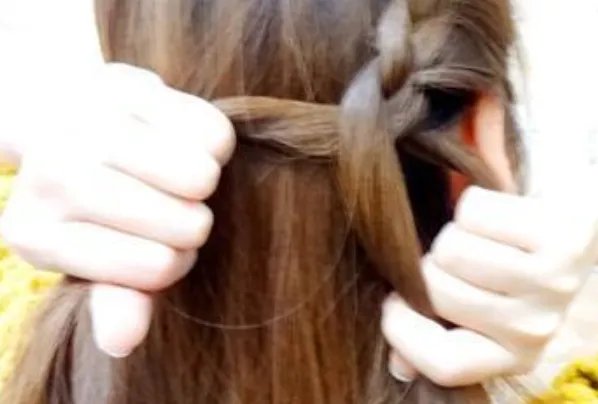 蜈蚣辫的编法图解