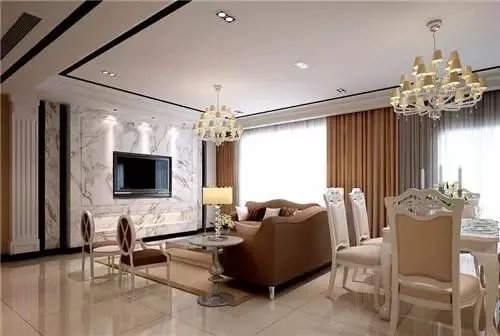 客厅连餐厅装修效果图,5款吃香的小户型客厅餐厅!