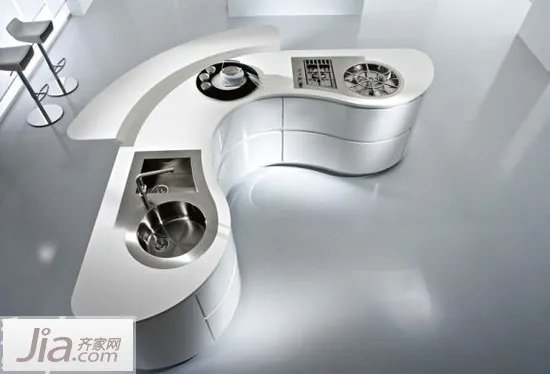 开启小资模式 17款开放式厨房吧台设计