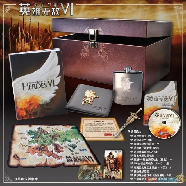 《魔法门之英雄无敌6》中文版豪华版版全周边图片欣赏