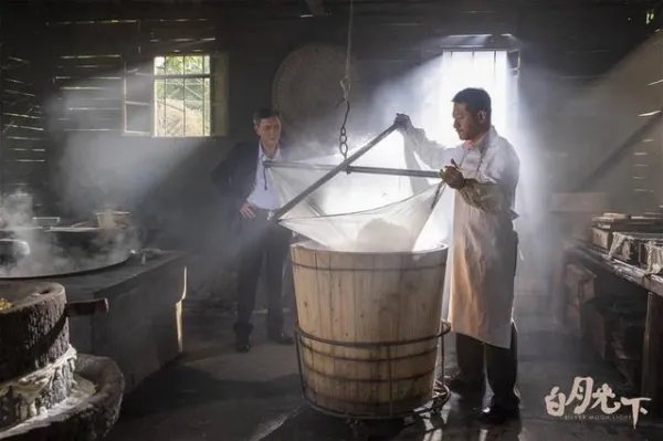 电影《白月光下》中，郭铁城、潘雨辰主演什么角色？