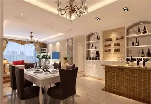 客厅连餐厅装修效果图，5款吃香的小户型客厅餐厅！