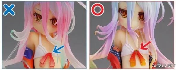 正版手办与盗版邪神大比拼 比一比就可以看出真假！