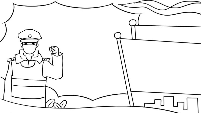 手抄报致敬英雄