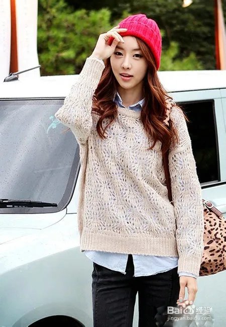 长款针织衫怎么搭配