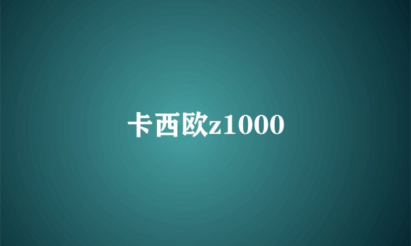 卡西欧z1000