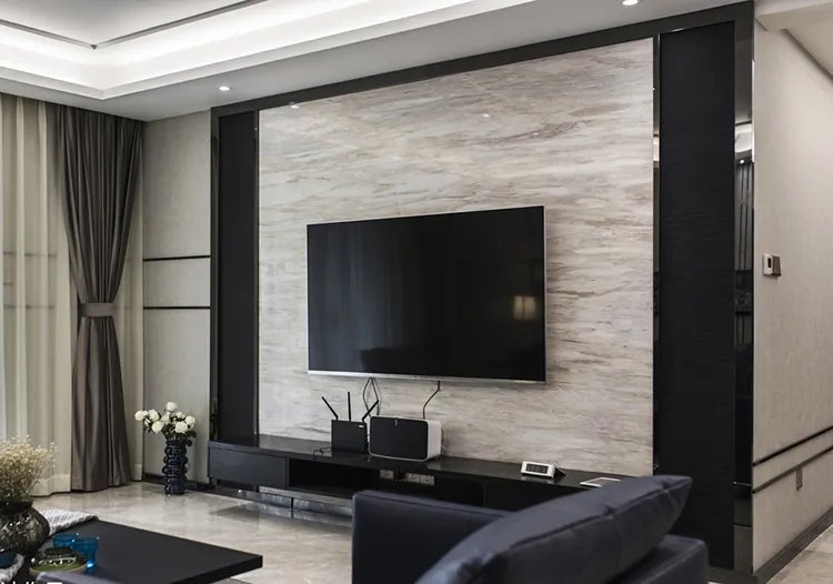 大厅背景墙装修用哪种材料好  大厅背景墙装修要注意什么