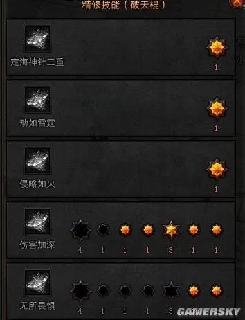 《斗战神》棍系灵猴45级技能加点攻略