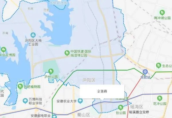 合肥市金寨路在哪个区