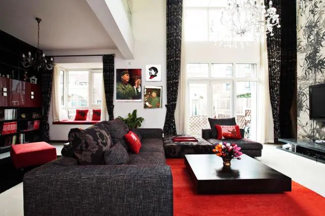 家里落地窗够大?更要配上好窗帘~