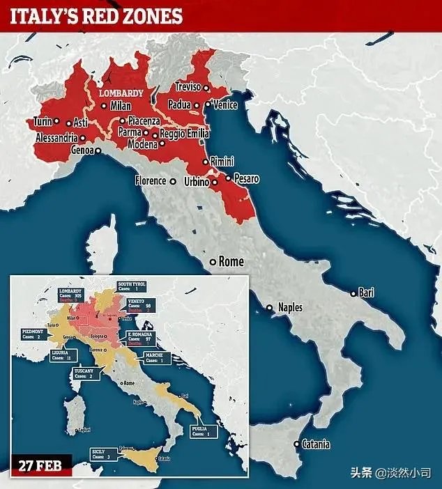 意大利确诊人数已接近1万，距离2万需要多长时间？