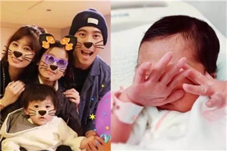 贾静雯为三胎女儿办百日宴与丈夫携手极速前进