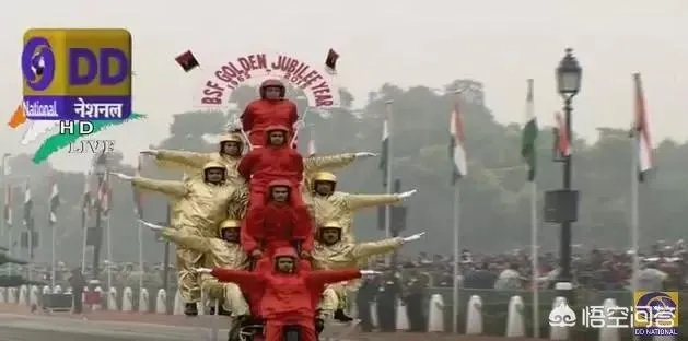 为什么印度阅兵式穿的衣服五彩斑斓?