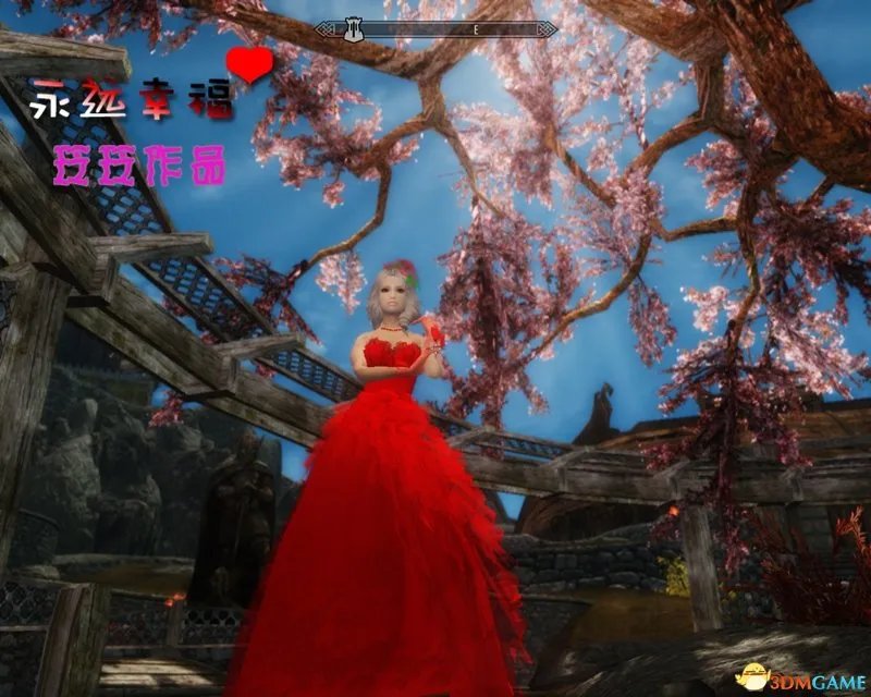 上古卷轴5 玲玲作品 落英超美婚沙 已迷死万千女性