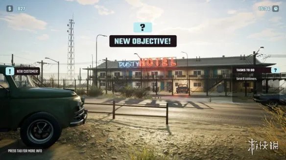 《汽车旅馆模拟器》上架steam 建造66号公路的风景点