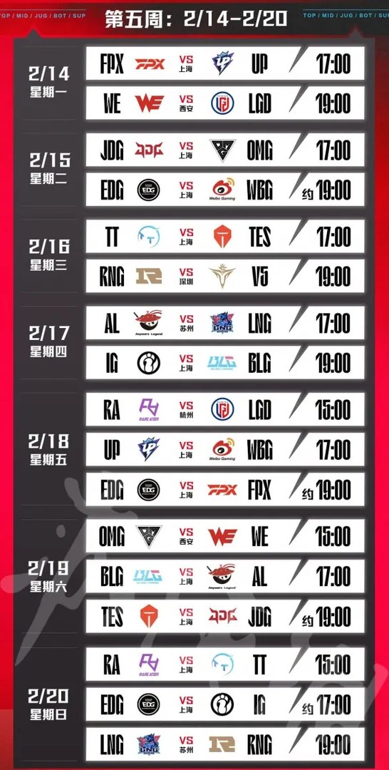 《英雄联盟》2022春季赛赛程是什么？2022春季赛赛程一览