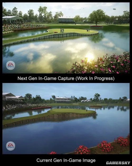 EA与老虎伍兹决裂 单飞版次世代高尔夫截图发布