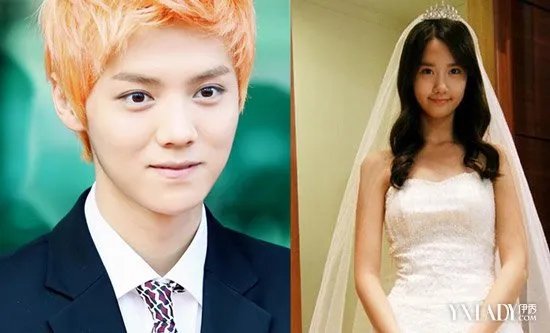 曝EXO鹿晗整容前照片清纯像女生揭秘鹿晗和允儿结婚照片