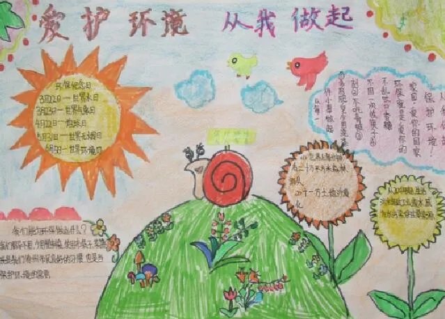 保护环境的手抄报