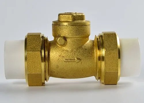 卧式止回阀能竖着装么