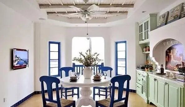 餐厅吊扇灯效果图 选择搭配吊扇灯也是一个门道