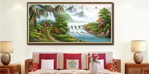 琴棋书画十字绣一般多少钱 客厅可以挂什么样的十字绣