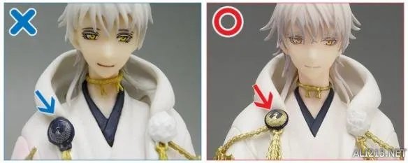 正版手办与盗版邪神大比拼 比一比就可以看出真假！