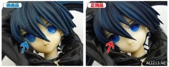 正版手办与盗版邪神大比拼 比一比就可以看出真假！