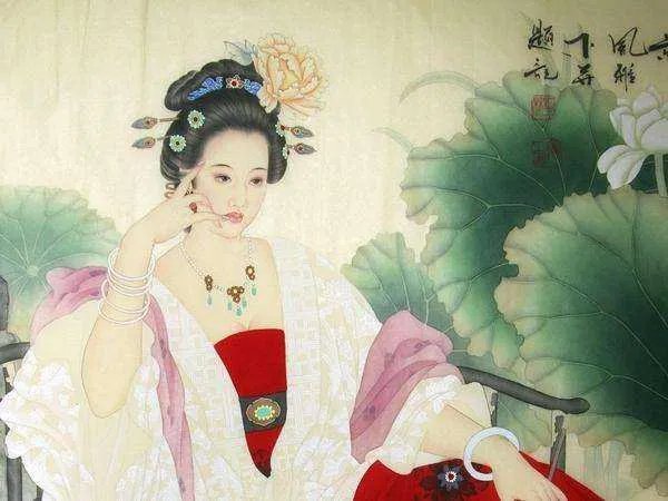 “回眸一笑百媚生，六宫粉黛无颜色”是什么意思