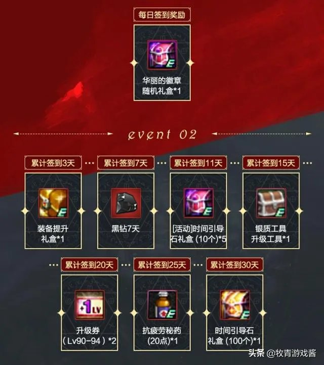 地下城与勇士暑假活动签到30天