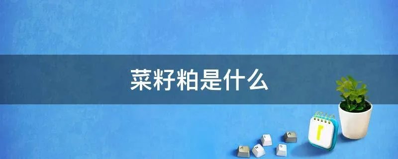 菜籽粕是什么