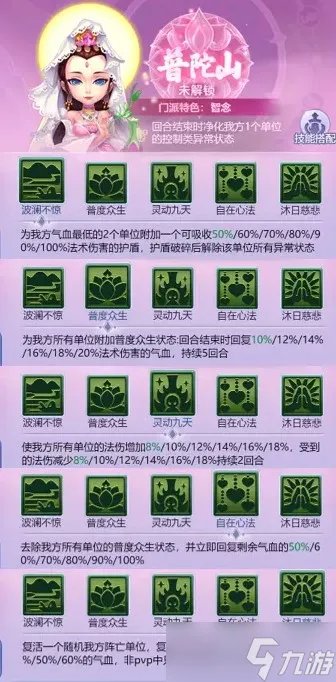 梦幻西游网页版普陀山技能强度测评