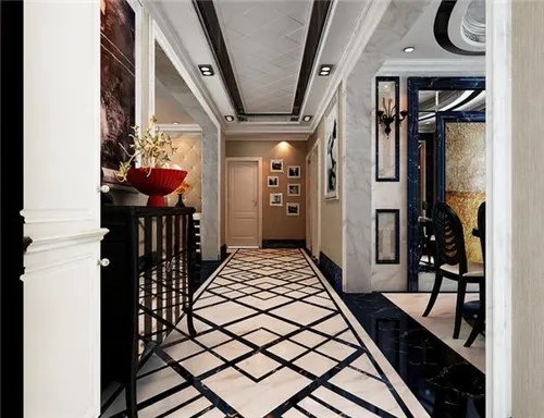 入户吊顶装修效果图 长方形入户走廊吊顶效果欣赏