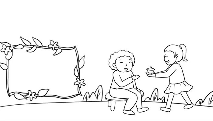 画一幅母亲节的手抄报简单美丽字少 感恩母亲手抄报简单好看