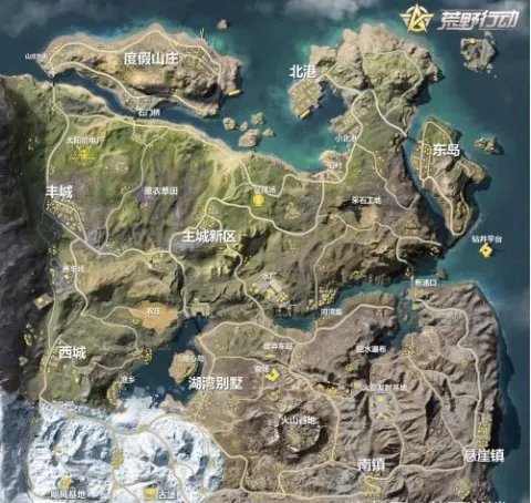 荒野行动新地图资源分布一览 抢先一步了解