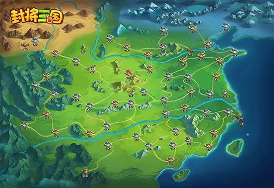​史上最大三国地图 沙盒剧情RPG单机手游《封将三国》大地图曝光