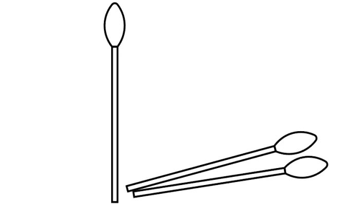 棉签画图片简笔画