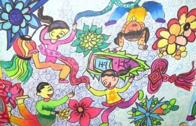 国庆节的画简单又好看